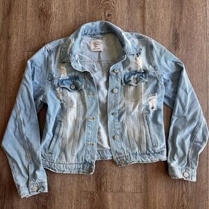 Love Tree Sky Blue Denim Jacket